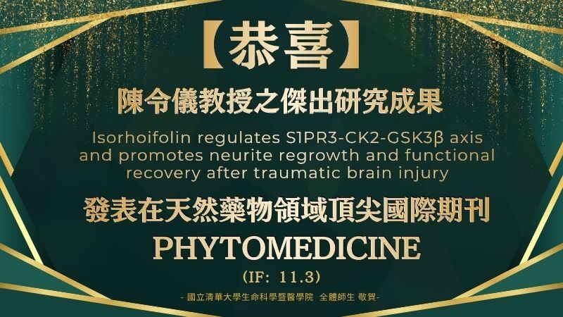 Congratulations to Professor Linyi Chen on her outstanding research published in PhytomedicineImage